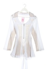 ZONE BLEUE Übergangsmantel Damen Mantel Gr. DE 36 weiß-creme Casual-Look
