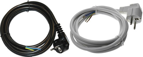 Gerätekabel mit winkelstecker - gerätekabel,