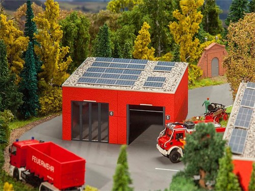 Faller 130161 fahrzeughalle - fahrzeughalle, h0
