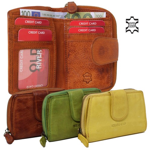 Damen vintage leder - vintage, geldbörse