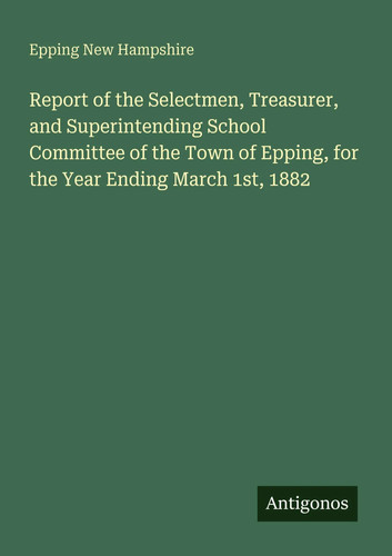 Epping new hampshire report - hampshire, |