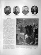 Original alter antiker Druck