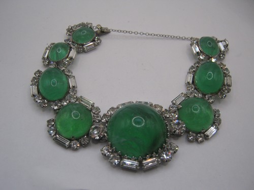 Vintage strass armband - strass,