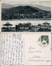 Bad Warmbrunn Hirschberg Jelenia Góra  Füllnerpark und Blockhaus 1932