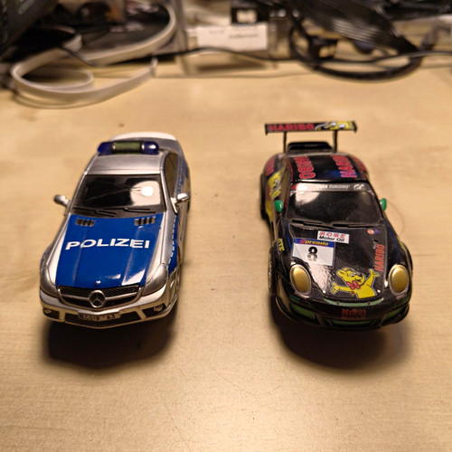 Slotcar modellautos - 2x,