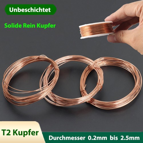 Solide rein kupferdraht - rein,