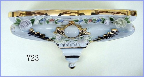 Porzellan blumen konsole - porzellan,