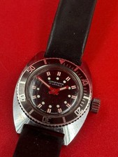 Junghans 17 Jewels Vintage Mini Diver Handaufzug Stahlboden läuft