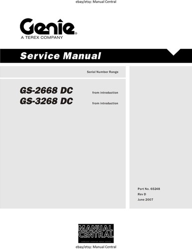 Genie 2668 gs 3268 - genie, gs-2668
