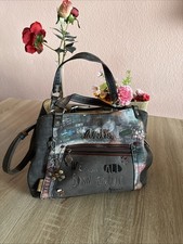 Anekke Dreamverse Handbag Handtasche Tasche Multicolor dunkelbraun violett Neu