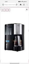 Melitta Optima Timer Filterkaffeemaschine, Schwarz, LED-Anzeige, Filter 102