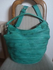 Liebeskind Berlin Leder Tasche Cosima 2D Aqua Türkis + Schultergurt +Staubbeutel