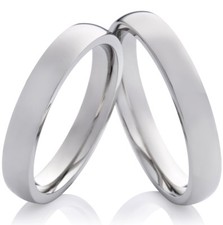 Schmale Partnerringe Freundschaftsringe Verlobungsringe Eheringe mit Gravur P078