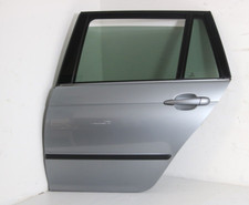 BMW E46 Touring Facelift Shadowline Tür hinten links Fahrerseite Silbergrau A08