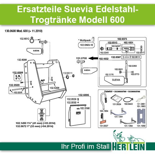 Ersatzteile suevia trogtränke - suevia,