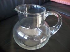 Glaskrug Karaffe Kanne Vase  Wasser Saft Milch 1,5 ltr.