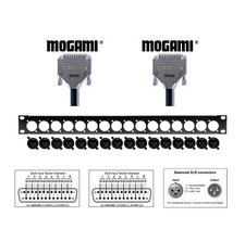 D-Sub 19 Zoll Abdeckplatte Patchbay 8-16 Wege XLR M/F D-SUB Seriell Analog Tascam