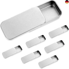 6 Stück Kleine Metalldosen