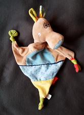 witziges Sigikid Schnuffeltuch ESEL SCHWEIN NASENBÄR Patchwork  RAR & NEUw