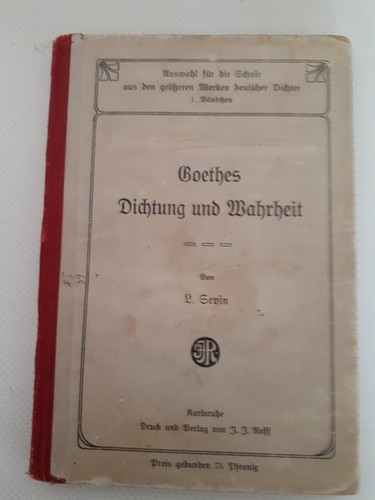 Goethes dichtung und - goethes,