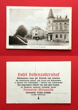 Reklame AK Nordseebad CUXHAVEN um 1930 Alterweg und Deichstrasse Hotel ( 51130