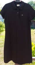 Lacoste Polokleid Schwarz  Größe 40 ( 44 angegeben)