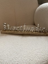 Schriftzug Sternstunden Deko