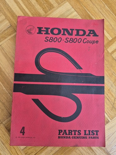 Honda s800 coupe - s800, parts