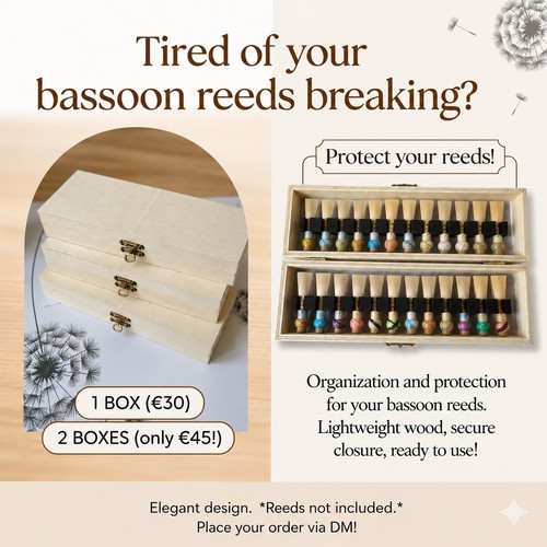 Case for bassoon reeds - bassoon,