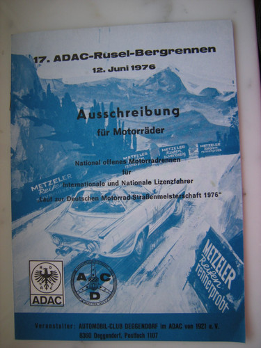 Ausschreibung 1976 adac - adac, rusel