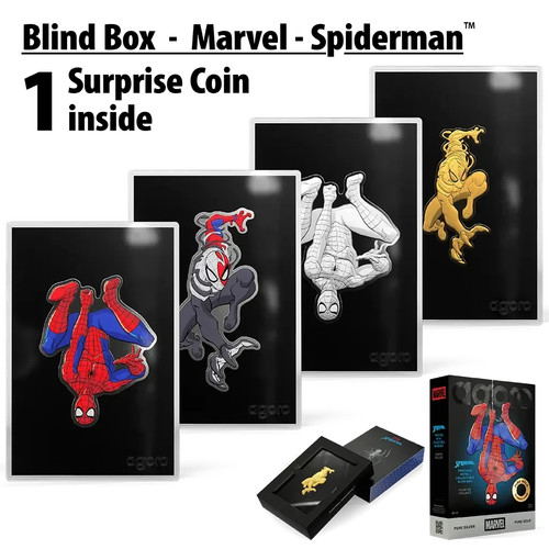 Silbermünze blind box - blind,