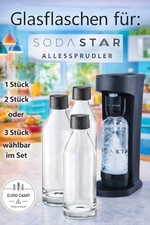 NEU Glaskaraffe Glasflasche
