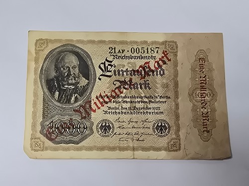Reichsbanknote 1000 mark 1922 - 1000,