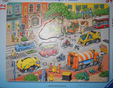 Ravensburger Puzzle 06135 - "Lebendige Stadt" Kinderpuzzle