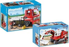 PLAYMOBIL® Bau 5282 Großer Kettenbagger, 5283 Baustellen-LKW NEU ungeöffnet  RAR