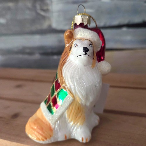 Christbaumschmuck hund collie - christbaumschmuck,