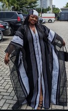 Luxus Ankara Boubou Kleid |
