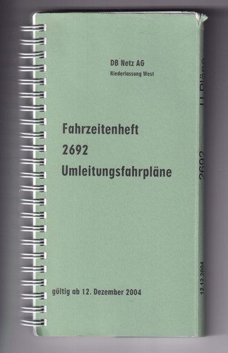 Bahn fahrzeitenheft 2692 - db,
