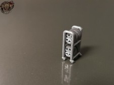 1/87 Luxus Chrom SUV Felgen Reifenregal Felgenregal Regal Werkstatt Garage H0 HO