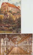 2 Kleinbild - AK's - Nürnberg und Schloß Herrenchiemsee