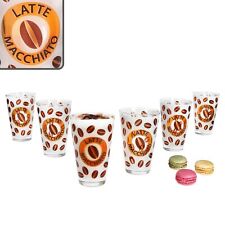 Ritzenhoff & Breker 6er Set Cremona Latte Macchiato Gläser 310ml orange Kaffee
