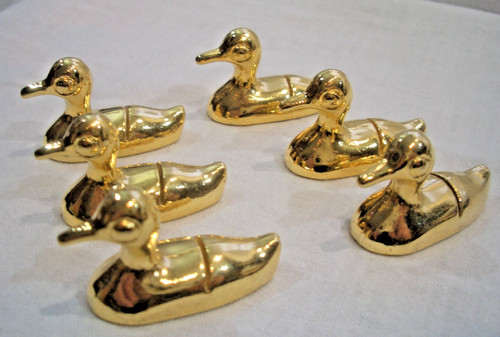 Enten als tischkartenhalter - enten,