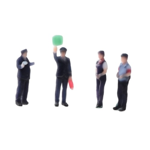 Stück bahnpersonal miniatur - 4,