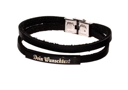 Doppel armband leder - doppel-armband,