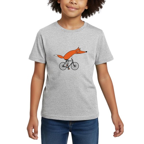 Schlauer fahrradfahrer fuchs - fahrradfahrer,