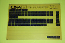 original Microfiche Kawasaki VN800 Drifter VN800E Bj. 01-02 Explosionszeichnung
