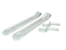 2* Klappenscharnier 340 mm inkl. Bolzen für Anhänger - Bordwand Scharnier