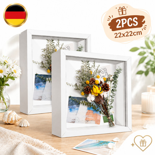 Objektrahmen 2er pack weiß - objektrahmen,