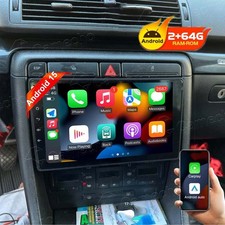 Android 15 Für Audi A4 8E 8H B6 B7 2000-2009 Carplay Autoradio GPS Navi WIFI BT