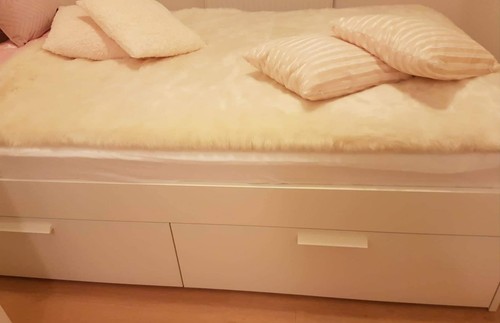 Ikea bett mit - bett, matratze
